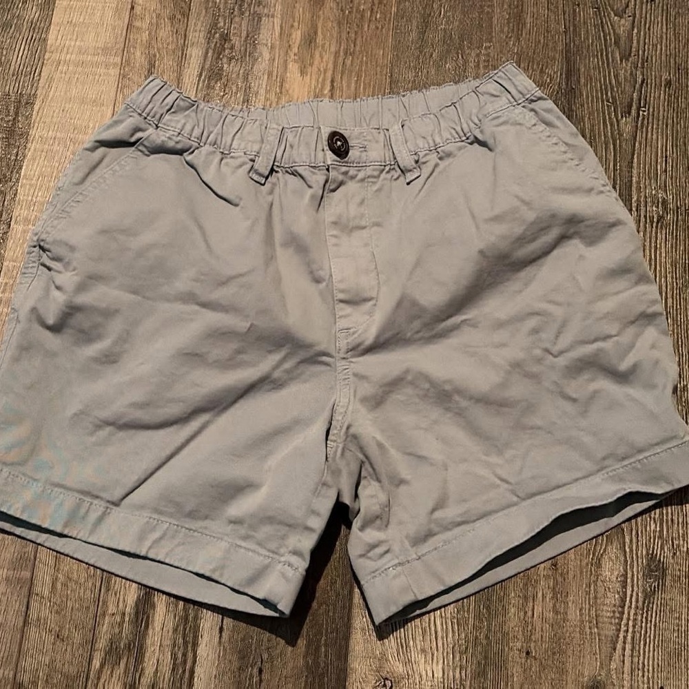 Chubbies Light Gray Flat Front Shorts